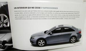 2009 Chevrolet Cruze Foreign Dealer French Text Sales Brochure Folder