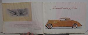 1938 Lincoln V-12 Custom Brunn Judkins LeBaron Willoughby Prestige Sale Brochure