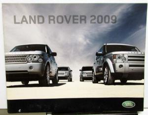 2009 Land Rover Dealer Sales Brochure Range Rover HSE LR3 LR2 Features Specs