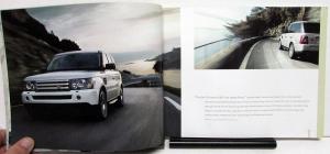 2009 Land Rover Dealer Sales Brochure Range Rover Sport Features Options Specs