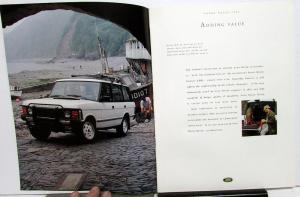 1993 Land Rover Dealer Sales Brochure Range Rover Accessories Catalog