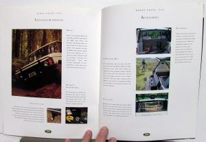 1993 Land Rover Dealer Sales Brochure Range Rover Accessories Catalog