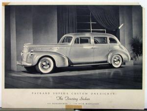 1942 Packard Touring Sedan Super 8 Custom 180 Plate From  Portfolio Orig