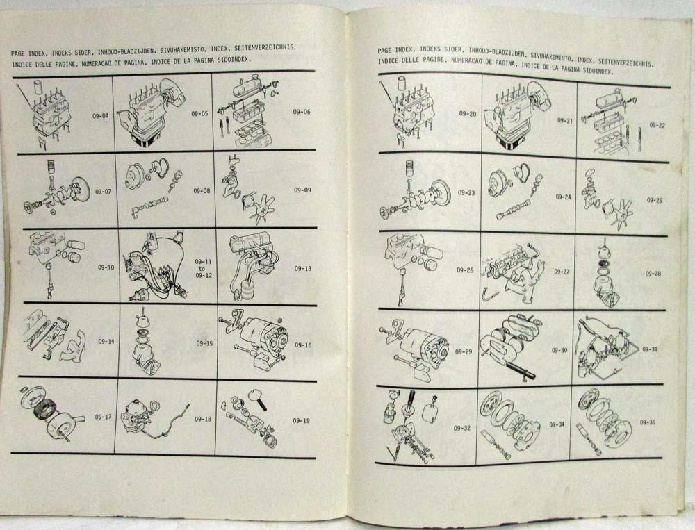 1973 Triumph Spitfire MkIV and Spitfire 1500 Parts Book List Manual Catalog