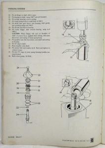 1975 Triumph TR7 Service Shop Repair Operation Manual