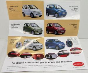 Microcar Foreign Dealer French Text Sales Brochure Folder 20 ans de liberte