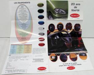 Microcar Foreign Dealer French Text Sales Brochure Folder 20 ans de liberte