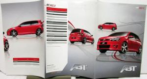2009 Volkswagen VW ABT Golf 6 Special Edition German Text Dealer Sales Brochure