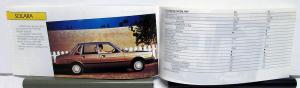 1984 Talbot Foreign Dealer Brochure German Text Samba Horizon Solara Citylaster