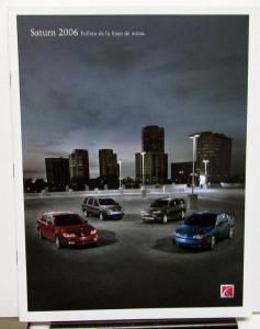 2006 Saturn Foreign Dealer Spanish Text Sales Brochure Vue Ion Relay Features