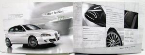2004 Alfa Romeo Foreign Dealer German Text Brochure 147 Faces Edition