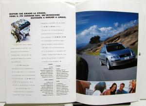 2003 Fiat Stilo Multi Wagon Foreign Dealer Italian Text Prestige Sales Brochure
