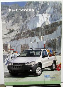 2002-03 Fiat Strada Foreign Dealer German Text Sales Brochure Folder Small Truck