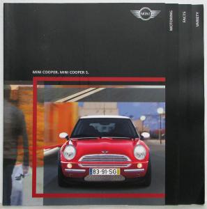 2003 Mini Cooper & S Models Dealer Prestige Sales Brochure US Market