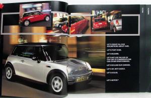 2003 Mini Cooper & S Models Dealer Prestige Sales Brochure US Market