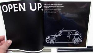 2004 Mini One Cooper & S Convertible Dealer Sales Brochure Perforated Pages