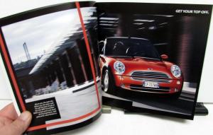 2004 Mini One Cooper & S Convertible Dealer Sales Brochure Perforated Pages