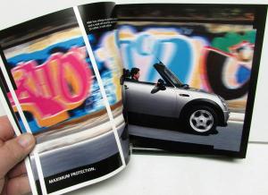 2004 Mini One Cooper & S Convertible Dealer Sales Brochure Perforated Pages