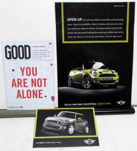 2008-2009 Mini Cooper Literature Set Good Booklet Convertible Folder Mini E Card