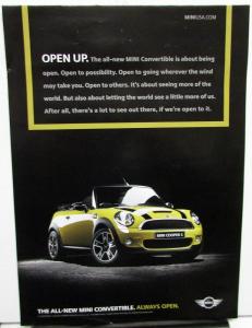 2008-2009 Mini Cooper Literature Set Good Booklet Convertible Folder Mini E Card