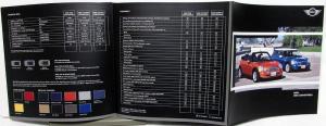 2004 Mini Full Line Sales Brochure Folder Mini One D Cooper S Convertible Models