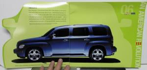 2006 Chevrolet Dealer HHR Prestige Large Sales Brochure Die Cut Cover