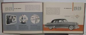 1951 Pontiac Silver Anniversary Progress Book & 26 BW Photos RARE Original