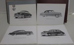 1951 Pontiac Silver Anniversary Progress Book & 26 BW Photos RARE Original