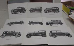 1951 Pontiac Silver Anniversary Progress Book & 26 BW Photos RARE Original