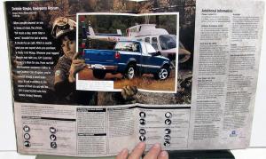 2000 Chevrolet S-10 Pickup Dealer Sales Brochure Features Options Specs