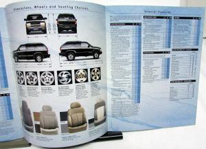 2000 Chevrolet Blazer Dealer Sales Brochure Features Options Large Chevy