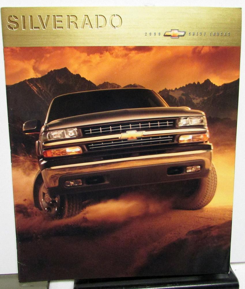 2000 Chevrolet Trucks Dealer Sales Brochure Silverado Pickup Features Options