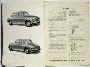 1950-1957 Rover 60-75-90-105 Service Shop Repair Manual