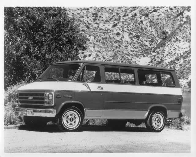 1979 Chevrolet Beauville Sportvan Press Photo and Release 0432