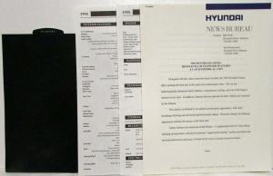 1995 Hyundai Press Kit - Sonata Elantra Scoupe Accent