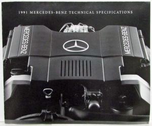 1991 Mercedes-Benz Full Line Press Kit - 190 300 S Class SL