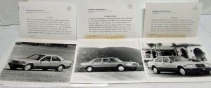 1991 Mercedes-Benz Full Line Press Kit - 190 300 S Class SL