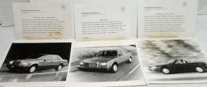 1991 Mercedes-Benz Full Line Press Kit - 190 300 S Class SL