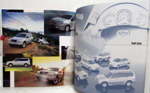 2003 Suzuki Full Line Press Kit - Aerio Grand Vitara XL7