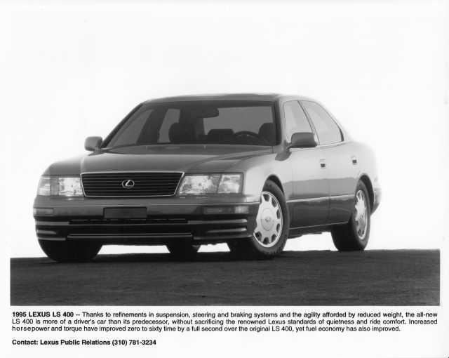 1995 Lexus LS 400 Press Photo 0001