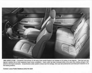 1995 Lexus LS 400 Interior Press Photo 0006