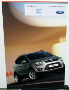 2008-2009 Ford Kuga Foreign Dealer Finnish Text Sales Brochure