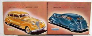 1938 Chrysler Royal Imperial Prestige Color Sales Brochure Catalog