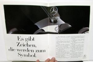 1986 Mercedes-Benz Foreign Dealer German Text Promo 100th Anniversary Brochure
