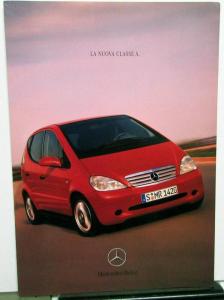 1998 Mercedes-Benz Foreign Dealer Italian Text La Nouva Classe A Sales Brochure