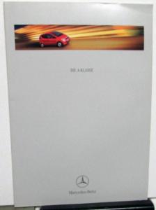 1998 Mercedes-Benz Foreign Dealer German Text A-Klasse A Class Sales Brochure