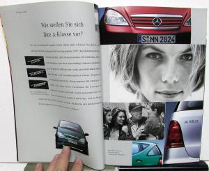 1998 Mercedes-Benz Foreign Dealer German Text A-Klasse A Class Sales Brochure