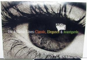 1997 Mercedes-Benz Foreign Dealer German Text A-Klasse Brochure Classic Elegance