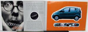 1997 Mercedes-Benz Foreign Dealer German Text A-Klasse Brochure Classic Elegance
