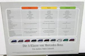 1997 Mercedes-Benz Foreign Dealer German Text A-Klasse Brochure Classic Elegance